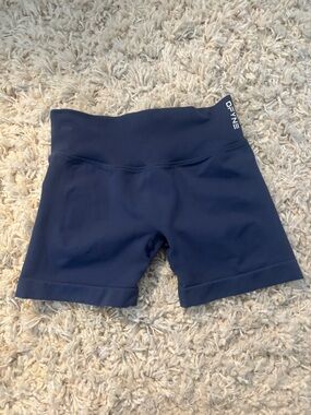 DFYNE Navy Impact Workout Shorts
